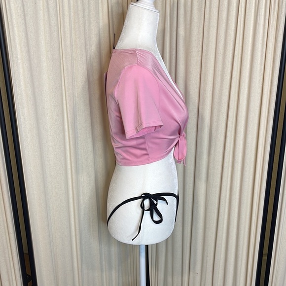 NWT- SEXY PINK SCHOOL GIRL TOP SIZE S/M - Picture 5 of 10